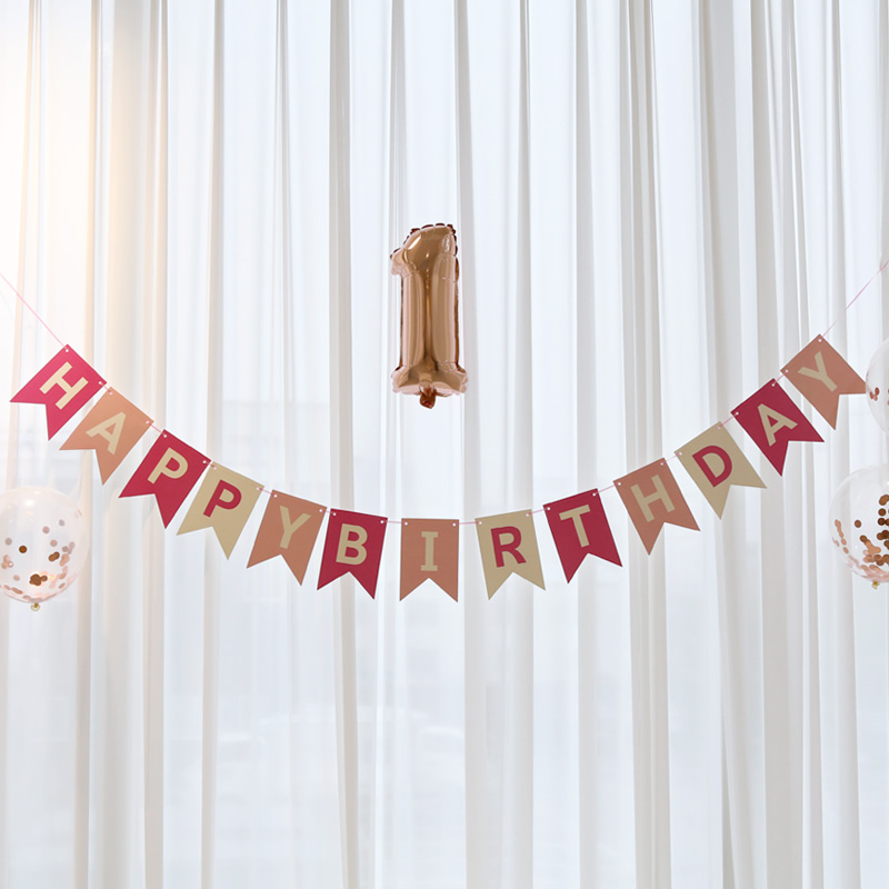 [하니박스]말랑하니 생일 가랜드 아기 기념일 홈파티