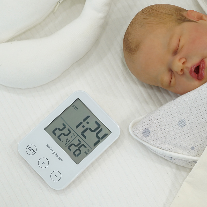 말랑하니 신생아 디지털 온습도계 온도측정기
