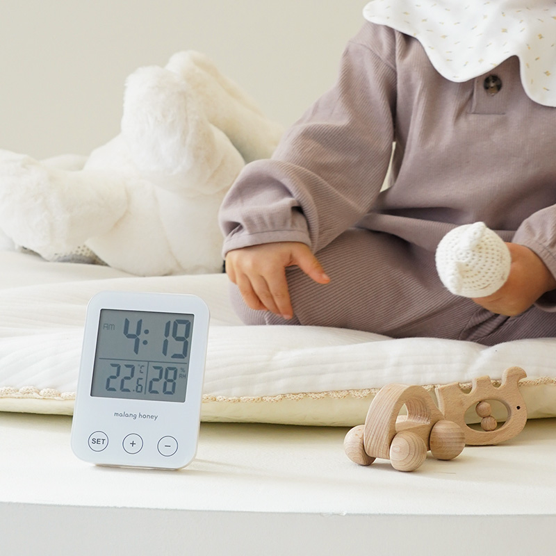 말랑하니 신생아 디지털 온습도계 온도측정기