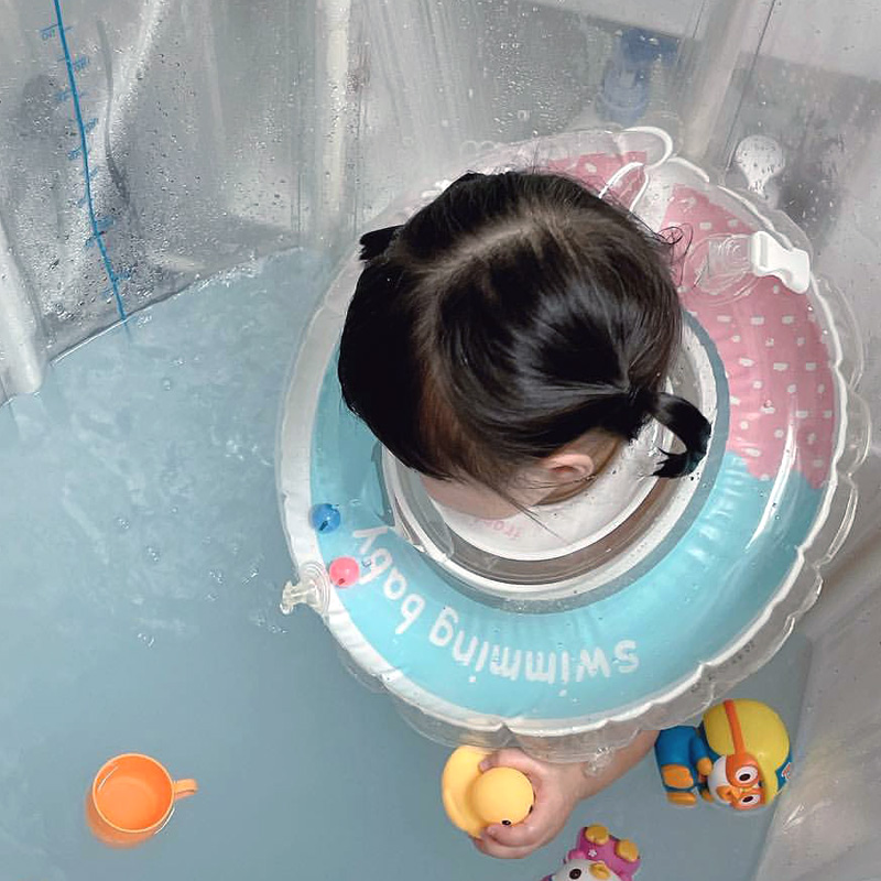 아이블린 아기 목튜브 수영장 신생아 목튜브 물놀이용품